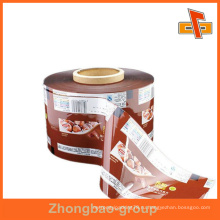 Печатные термопластичные ПЭТ термоусадочной этикетки Рулон для бутылки с завода Гуанчжоу